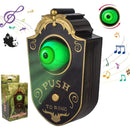 Halloween Eyeball Talking Light Up Doorbell Spooky Decor For Haunted House`