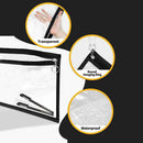 PVC Transparent Stationery Pencil bag Organizer Bags Zipper bag File Holder