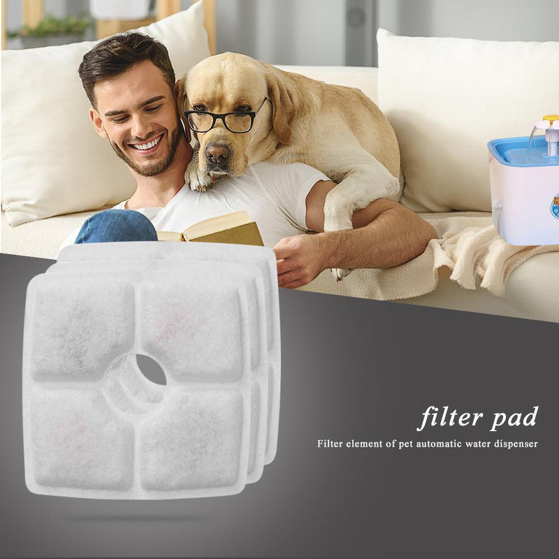Automatic Pet Drinking Fountain Filter Mat Dog Water Dispenser Filters Pad