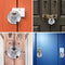 Door Warehouse Stainless Steel 4-Position Combination Disc Padlock Rust-Proof
