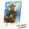Western Cowboy Paint By Numbers Kit DIY Frameless Acrylic Picture On Canvas