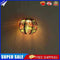 2*8inch LED Solar Lantern Waterproof Pendant for Decor(Black Base Flower B)