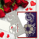 Lace Flowers Border Metal Cutting Dies Scrapbooking T O H Craft Cards Z5G6