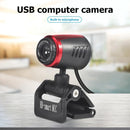 HD Webcam Built-in Mic USB Driver Free Computer Web Camera for Windows 10 8 7 XP