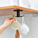Multi-function 360 Rotate Hooks Kitchen Towel Hanger Retractable Storage Sh