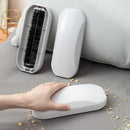 Handheld Brush Sweeper Sofa Debris Collector Crumb Dirt Fur Cleaner (White)