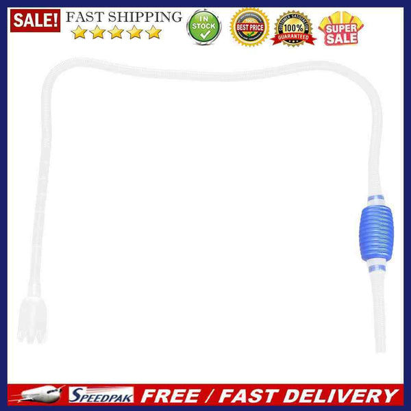 Aquarium Syphon Fish Tank Filter Cleaner Vacuum Gravel Clean Siphon(Manual)