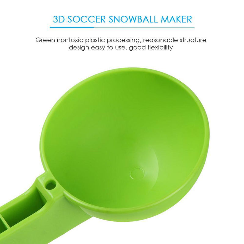Winter Plastic Snowball Clip Kids Snow Sand Ball Maker Mold Toys (Single)
