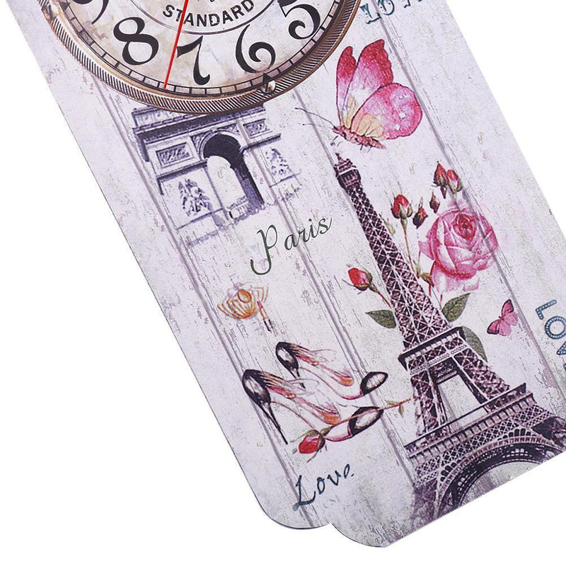 Europe Style Retro Wall Clock Hang Living Room Bedroom Home Bar Decor (4)