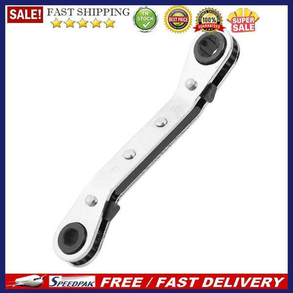 Double End Ratchet Wrench Ratcheting Spanner Gear Ring Metric Repair Hand Too