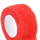 Self Adhesive Wrap Elastic Bandage Cross Stitch Finger Protector (Red)