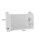 #A Wireless Wifi Router Storage Box Hollow-out Thickened Iron Plug Shelf Home De