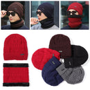 Neck Warmer Windproof Beanie Hat Hat Scarf Set Knitted Hat Muffler Neck Scarf