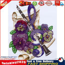 Musical Flowers Partial Special Shape Drill DIY Diamond Painting (YK202) Newly