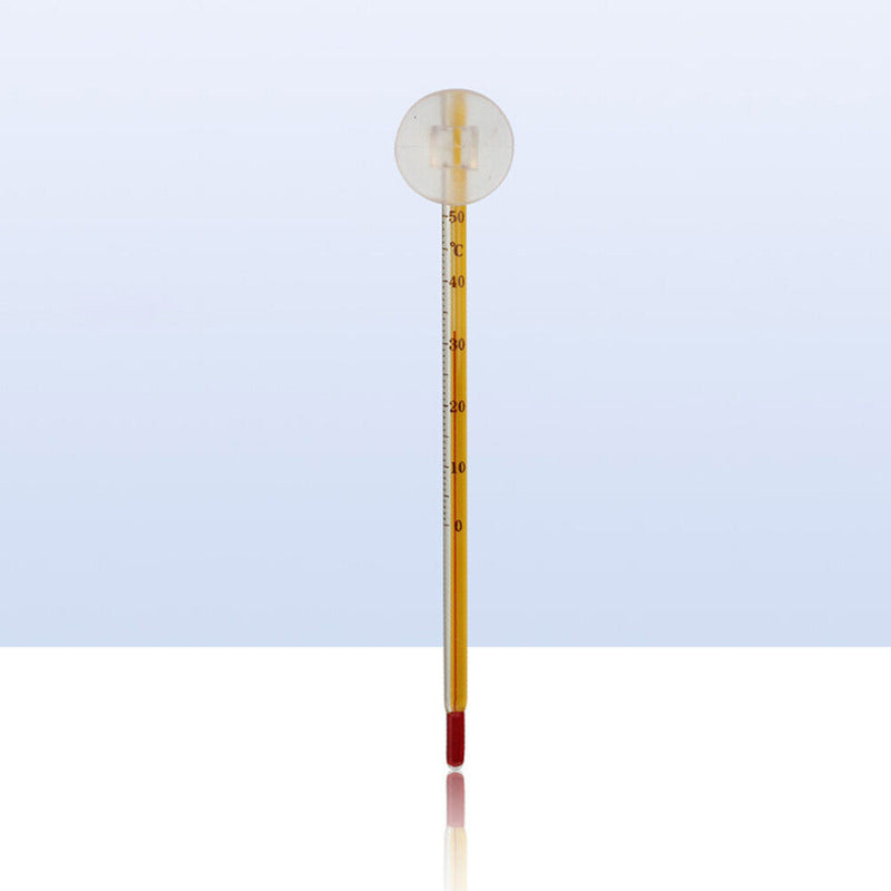 Aquarium Thermometer Suction Cup Fish Tank Glass Water Thermometer Accessories
