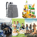 #A 30L Cooler Backpack Waterproof Shoulder Ice Bag Large Capacity Outdoor Equipm