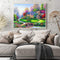 Hand Painted DIY Countryside View Oil Canvas Paint By Numbers Drawing Kit