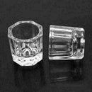Glass Dappen Dish/Crystal Octogonal Cup Pot Acrylic S Nail Manicure Liquid E5X6