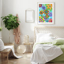 Colorful Flower Oil Paint By Numbers DIY Home Decoration Wall Art Picture Kit