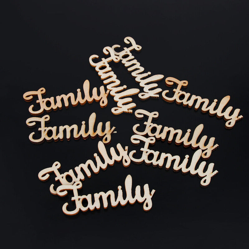 Wedding Tree Crafts Home Decor DIY Wooden Letters Decorations Family Word