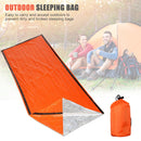 Outdoor Emergency Sleeping Bag Survival Sleep Pouch with Whistle (Orange) Newly