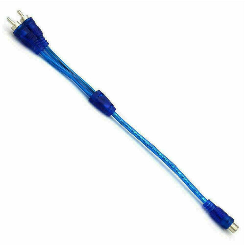 RCA Audio Jack Cables Y Adapter Splitter 1 Female to OFC Plug Male N5S0 2 R5T8
