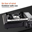 Outdoor Gas Stove Wind Screen Foldable Wind Steel Burner T2B6 P3V4 K7F0 E6B4
