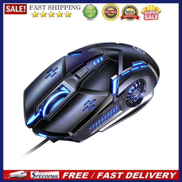 G5 Wired Gaming Mouse 6 Programmable Button 3500 DPI USB Computer RGB Light Mice