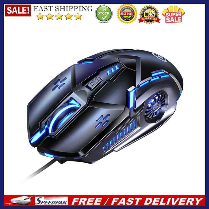 G5 Wired Gaming Mouse 6 Programmable Button 3500 DPI USB Computer RGB Light Mice