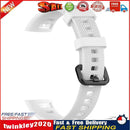 Silicone Wrist Strap Band w/Steel Buckle for Huawei Honor Band 5/4 (White) Newly