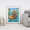 40X50cm Angler Pattern Frameless Picture Oil Paint By Numbers Painted Picture