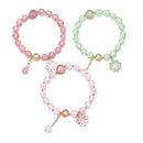 Jewelry Crystal Bracelet Small Daisy Bracelet Cuff Bangles Shiny Bracelets