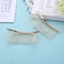Fork Comb 5pcs Fixed Clip Metal Fine Tooth Hair Clip Wedding Hair Decoratio