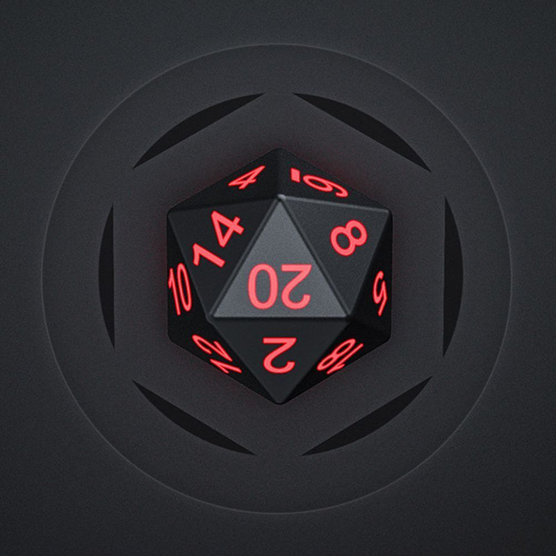 DND D4-D20 Cube Table Games Accessory Glow LED Dices Polyhedral Electronic Dice