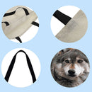 The Dragon Good Wolf Printed Shoulder Bag Shopping Bag Casual Big Dead H