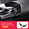 Console Armrest Switch Button Trim for Mercedes Benz W205 2015-2020 (Black)