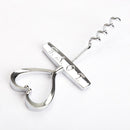 Creative Heart-Shaped Red Wine Bottle Opener Corkscrew Can Opener