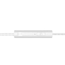 A4 3.5mm Wired In-Ear Earphone Volume Control Music Earbud with Mic (White)