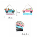 Dwarf Carrot Car Pendant Happy Easter Easter Plaque Easter Hanging Ornaments