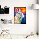 Oil Paint By Numbers Animal Color Drawing Frameless Hand Painted Picture Decor