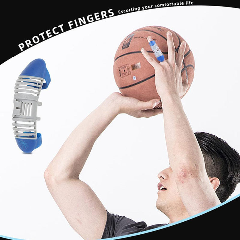 Basketball Finger Guard Exercise Support Arthritis Sport Aid Protector (L)