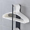 Self Adhesive Home Plastic Hangers Black Storage Rack Clothes Stand Organizer