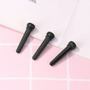 6pcs Ebony Guitar Bridge Pins String Fixed Cone Nail with Storage Box Tailpiece