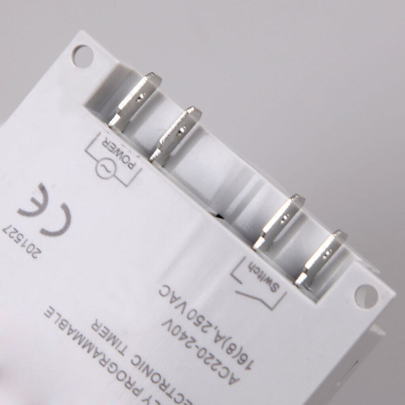 DC 12V 16A Digital LCD Power Programmable Timer Time Switch Relay 16A