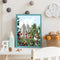 Garden Castle Oil Paint By Numbers DIY Handpainted on Canvas Wall Art Picture