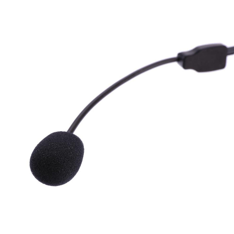 Portable Lightweight Wired 3.5mm Plug Guide Lecture Speech Headset with Mic