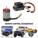 HOBBYFANS 3660 Waterproof Brushless Motor ESC for 1/8 1/10 RC Cars (3800KV)