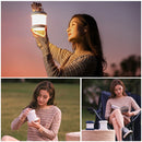 Foldable LED Lantern Charging Magnetic Camping Tent Fishing Lamp (White)