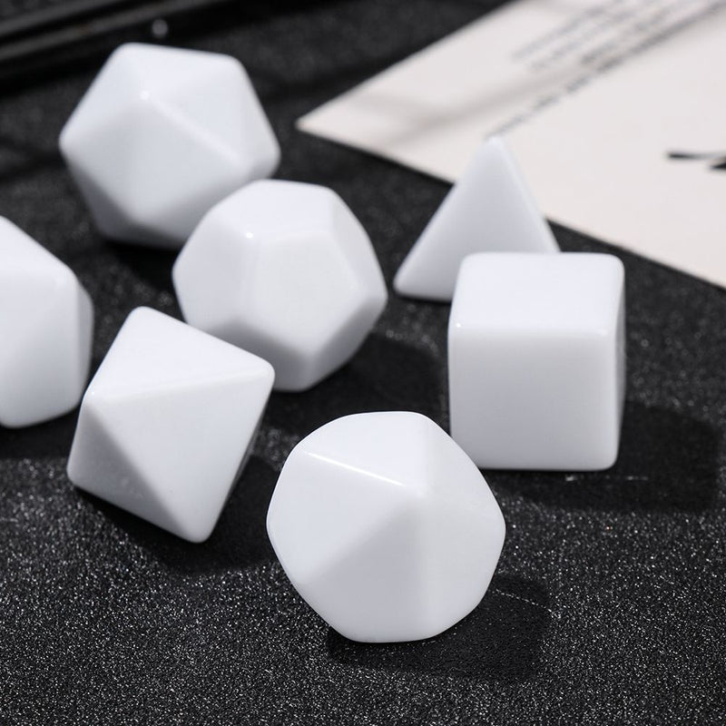 Entertainment Tool Blank Dice Game Accessory Gaming Drinking Dice Dices Set