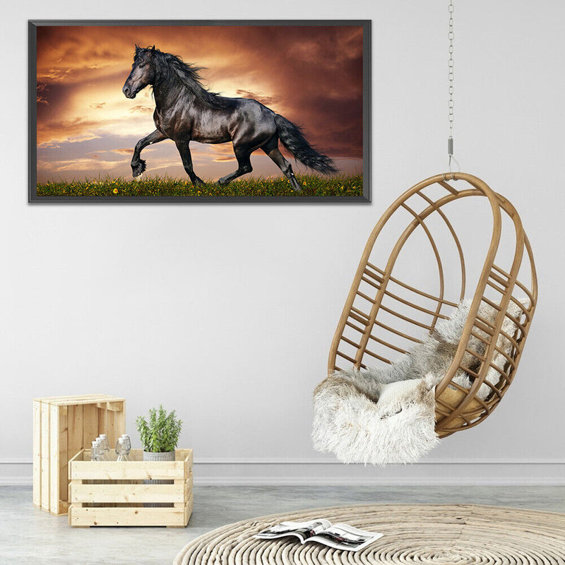 Diamond Painting 5D Galloping Horse DIY Full Square Drill Art Kit Rhinestone Set